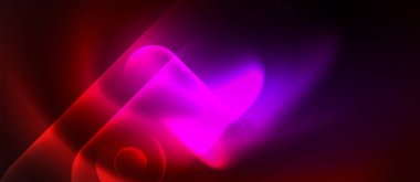 Neon sihirli ışık tasarımı. Duvar Kağıdı, Sancak, Arkaplan, Kart, Kitap İllüstrasyonu, İniş Sayfası