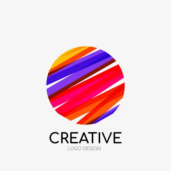 Design Logo Abstrait Moderne Art Vectoriel Géométrique Propre Chevauchement Des — Image vectorielle