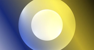 Metnin ya da ürün sunumu için neon cam daire telif alanı geometrik arkaplan. Duvar kağıdı, bayrak, arkaplan, kart, kitap illüstrasyonu için vektör illüstrasyonu, iniş sayfası