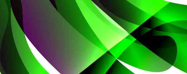 Abstract Swirl Design Geometric Concept Vector Illustration Wallpaper Banner Background — Stock Vector