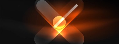 Soyut tasarım, neon ışıklı efektlerle titreşir. Karanlığın içinde büyüleyici bir parıltı yayar. Gözü canlı enerjisiyle büyüler. Cam daireler parlak ışık efektleri