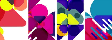 Duvar kağıdı, kartvizit, kapak, poster, afiş, broşür, başlık, web sitesi için geometrik ögeler