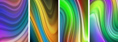 Duvar kağıdı, kartvizit, kapak, poster, afiş, broşür, başlık, web sitesi için sıvı renk dalgaları posteri