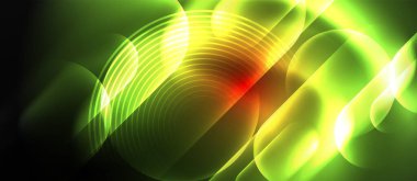 Neon sihirli ışık tasarımı. Duvar Kağıdı, Sancak, Arkaplan, Kart, Kitap İllüstrasyonu, İniş Sayfası