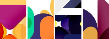 Duvar kağıdı, kartvizit, kapak, poster, afiş, broşür, başlık, web sitesi için geometrik ögeler