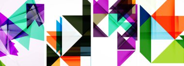 Duvar kağıdı, kartvizit, kapak, poster, afiş, broşür, başlık, web sitesi için üçgen poster