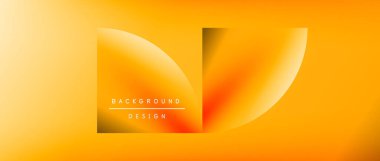 Posterler, kapaklar, afişler, broşürler, web siteleri için parlak renk çemberi ve yuvarlak element minimal geometrik soyut arkaplan