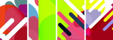 Duvar kağıdı, kartvizit, kapak, poster, afiş, broşür, başlık, web sitesi için geometrik ögeler