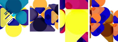 Duvar kağıdı, kartvizit, kapak, poster, afiş, broşür, başlık, web sitesi için geometrik ögeler