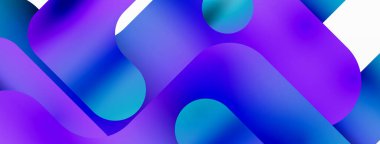 Gradyan Geometri. Çizgilerin ve Çemberlerin Minimalist Füzyonu, Hünerli Serene, Çekici Soyut Arkaplan