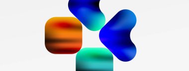 Geometrik soyut şekilli metalik sıvı rengi. Duvar Kağıdı, Sancak, Arkaplan, Kart, Kitap İllüstrasyonu, İniş Sayfası