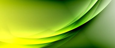 Değişken renk arkaplanındaki dinamik dalgalar. Duvar kağıdı, bayrak, arkaplan, kart, kitap illüstrasyonu için vektör illüstrasyonu, iniş sayfası