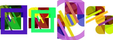 Duvar kağıdı, kartvizit, kapak, poster, afiş, broşür, başlık, web sitesi için Geometrik kompozisyon özeti poster