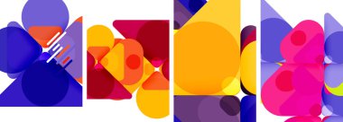 Duvar kağıdı, kartvizit, kapak, poster, afiş, broşür, başlık, web sitesi için geometrik ögeler