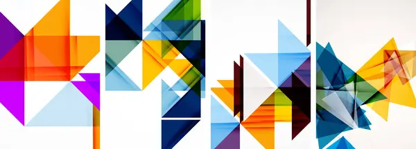 Треугольный Плакат Обоев Визитной Карточки Обложки Плаката Баннера Брошюры Заголовка — стоковый вектор