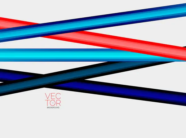 Couleur Abstraite Lignes Droites Fond Vectoriel — Image vectorielle