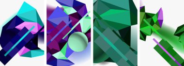 Minimum geometri. Çember, çizgi ve kare tasarım. Duvar kağıdı, afiş, arkaplan veya iniş için moda tekno iş şablonu