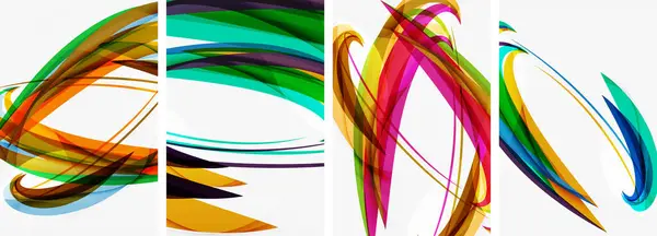 stock vector Abstract colorful wave posters for wallpaper, business card, cover, poster, banner, brochure, header, website