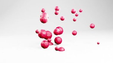 Tekno küre hareketli geometrik arkaplan