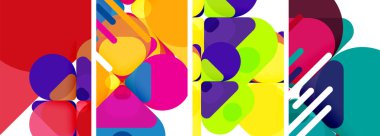 Duvar kağıdı, kartvizit, kapak, poster, afiş, broşür, başlık, web sitesi için geometrik ögeler