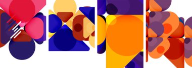 Duvar kağıdı, kartvizit, kapak, poster, afiş, broşür, başlık, web sitesi için geometrik ögeler