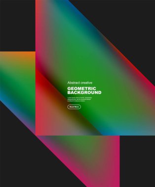 Gradyan üçgenler vektör soyut arkaplan