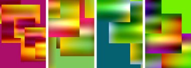 Metalik parlak kare konsept posterler. Duvar kağıdı, bayrak, arkaplan, kart, kitap illüstrasyonu için vektör illüstrasyonu, iniş sayfası