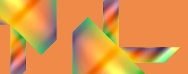 Concept Fluides Fluides Fluides Fluides Couleur Fluo Formes Illustration Vectorielle — Image vectorielle