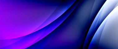 Değişken renk arkaplanındaki dinamik dalgalar. Duvar kağıdı, bayrak, arkaplan, kart, kitap illüstrasyonu için vektör illüstrasyonu, iniş sayfası