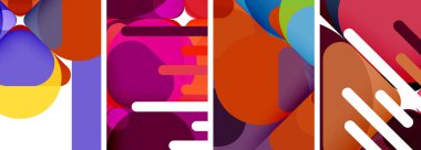 Duvar kağıdı, kartvizit, kapak, poster, afiş, broşür, başlık, web sitesi için geometrik ögeler