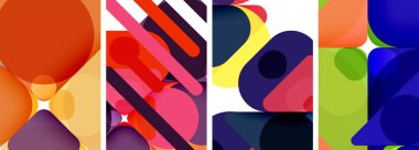 Duvar kağıdı, kartvizit, kapak, poster, afiş, broşür, başlık, web sitesi için geometrik ögeler