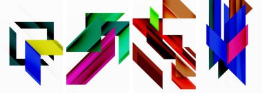 Üçgen duvar kağıdı veya poster arkaplan tasarımı