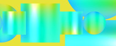 Neon rengi soyut geometrik şekiller arkaplan tasarımı. Duvar Kağıdı, Sancak, Arkaplan, Kart, Kitap İllüstrasyonu, İniş Sayfası