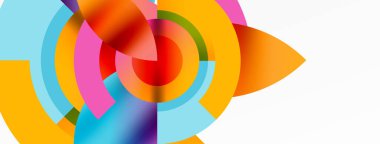 Yuvarlak elementler ve daireler geometrik minimum bileşim arka planı. Duvar Kağıdı, Sancak, Arkaplan, Kart, Kitap İllüstrasyonu, İniş Sayfası