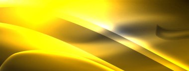 Duvar kağıdı, kartvizit, kapak, poster, afiş, broşür, başlık, web sitesi için neon ışık efektli satır ve dalgalar