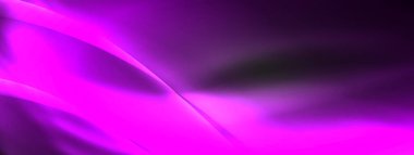 Duvar kağıdı, kartvizit, kapak, poster, afiş, broşür, başlık, web sitesi için neon ışık efektli satır ve dalgalar