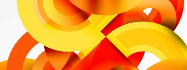 Yuvarlak elementler ve daireler geometrik minimum bileşim arka planı. Duvar Kağıdı, Sancak, Arkaplan, Kart, Kitap İllüstrasyonu, İniş Sayfası