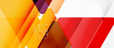 Soyut arkaplan. Mozaik tarzda, gölge çizgileri olan şeffaf üçgenler. Web sitesi başlıkları, sosyal medya paylaşımları, dijital sanat gösterimleri, sunumlar, markalaşma unsurları, duvar kağıtları için tasarım