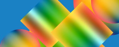 Renkli metalik geometrik şekiller. Duvar Kağıdı, Sancak, Arkaplan, Kart, Kitap İllüstrasyonu, İniş Sayfası