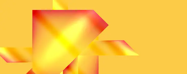 Neon Kleurrijke Geometrische Vormen Vector Illustratie Voor Behang Banner Achtergrond — Stockvector