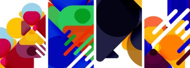 Duvar kağıdı, kartvizit, kapak, poster, afiş, broşür, başlık, web sitesi için geometrik ögeler