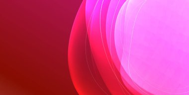 Parlak efektli, şeffaf, akışkan sıvı şekilleri geometrik arka plan. Dalgalı çizgiler yuvarlak. Duvar kağıdı, bayrak, arkaplan, kart, kitap illüstrasyonu için vektör illüstrasyonu, iniş sayfası