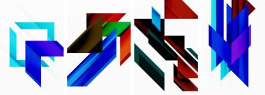 Üçgen duvar kağıdı veya poster arkaplan tasarımı