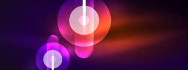 Soyut tasarım, neon ışıklı efektlerle titreşir. Karanlığın içinde büyüleyici bir parıltı yayar. Gözü canlı enerjisiyle büyüler. Cam daireler parlak ışık efektleri