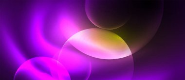 Neon daireler geometrik dizaynlı tekno konsept. Duvar Kağıdı, Sancak, Arkaplan, Kart, Kitap İllüstrasyonu, İniş Sayfası