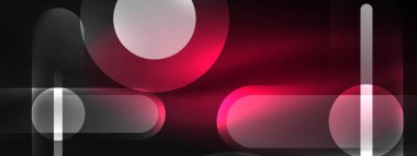 Soyut tasarım, neon ışıklı efektlerle titreşir. Karanlığın içinde büyüleyici bir parıltı yayar. Gözü canlı enerjisiyle büyüler. Cam daireler parlak ışık efektleri