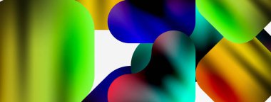 Geometrik soyut şekilli metalik sıvı rengi. Duvar Kağıdı, Sancak, Arkaplan, Kart, Kitap İllüstrasyonu, İniş Sayfası