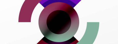 Yuvarlak elementler ve daireler geometrik minimum bileşim arka planı. Duvar Kağıdı, Sancak, Arkaplan, Kart, Kitap İllüstrasyonu, İniş Sayfası