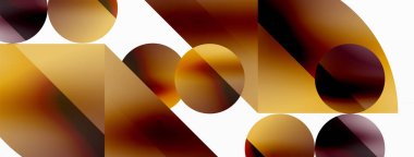 Çemberler ve çeşitli şekiller birleşerek çağdaş zemin oluşturarak yaratıcılığı ateşliyor. Dijital tasarımlar, sunumlar, web sitesi afişleri, sosyal medya paylaşımları için tasarım