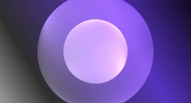 Metnin ya da ürün sunumu için neon cam daire telif alanı geometrik arkaplan. Duvar kağıdı, bayrak, arkaplan, kart, kitap illüstrasyonu için vektör illüstrasyonu, iniş sayfası